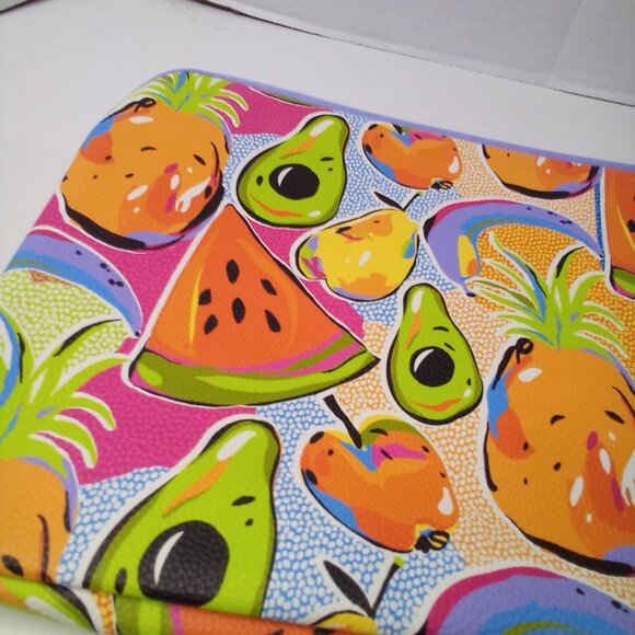 Tabitha Brown Target 15” Tech Sleeve Laptop Tablet Colorful Fruit Print NEW - Picture 9 of 14